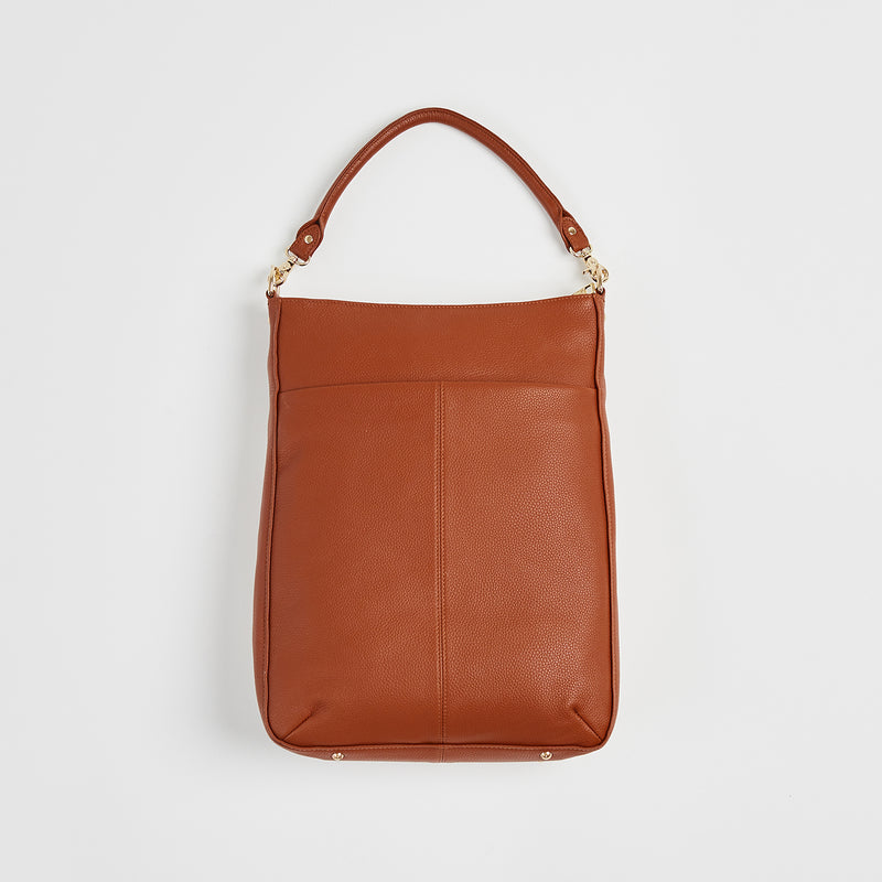 Dorothy Lee - Everyday Bag | Brandy With Gold Hardware