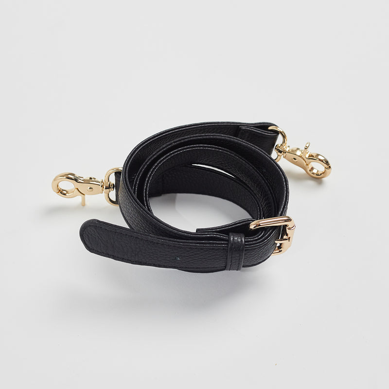 Maribelle - Travel Bag | Black With Gold Hardware