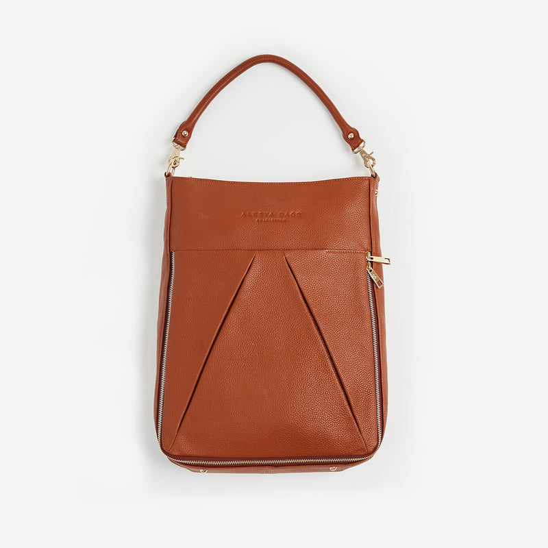 Dorothy Lee - Everyday Bag | Brandy with Gold Hardware
