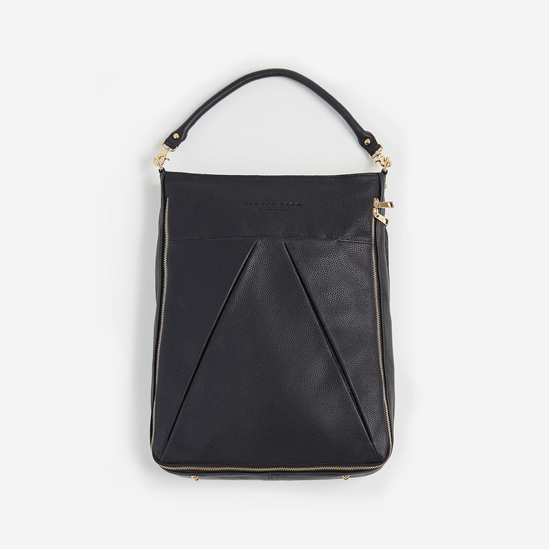 Maribelle - Travel Bag | Black with Gold Hardware